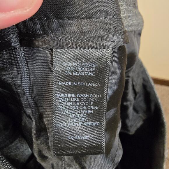 Women's Express "Columnist" Dark Gray/Black Dress Pants Trousers | Size 8R - Picture 11 of 11